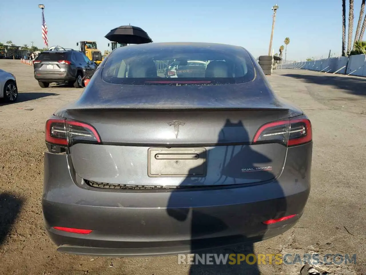6 fotografías del automóvil dañado 5YJ3E1EC2PF584565 TESLA MODEL 3 2023