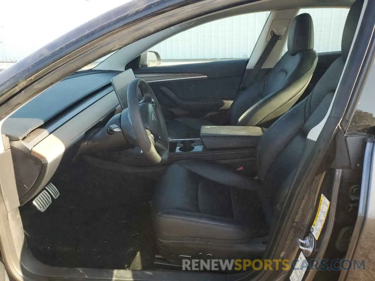 7 fotografías del automóvil dañado 5YJ3E1EC2PF584565 TESLA MODEL 3 2023