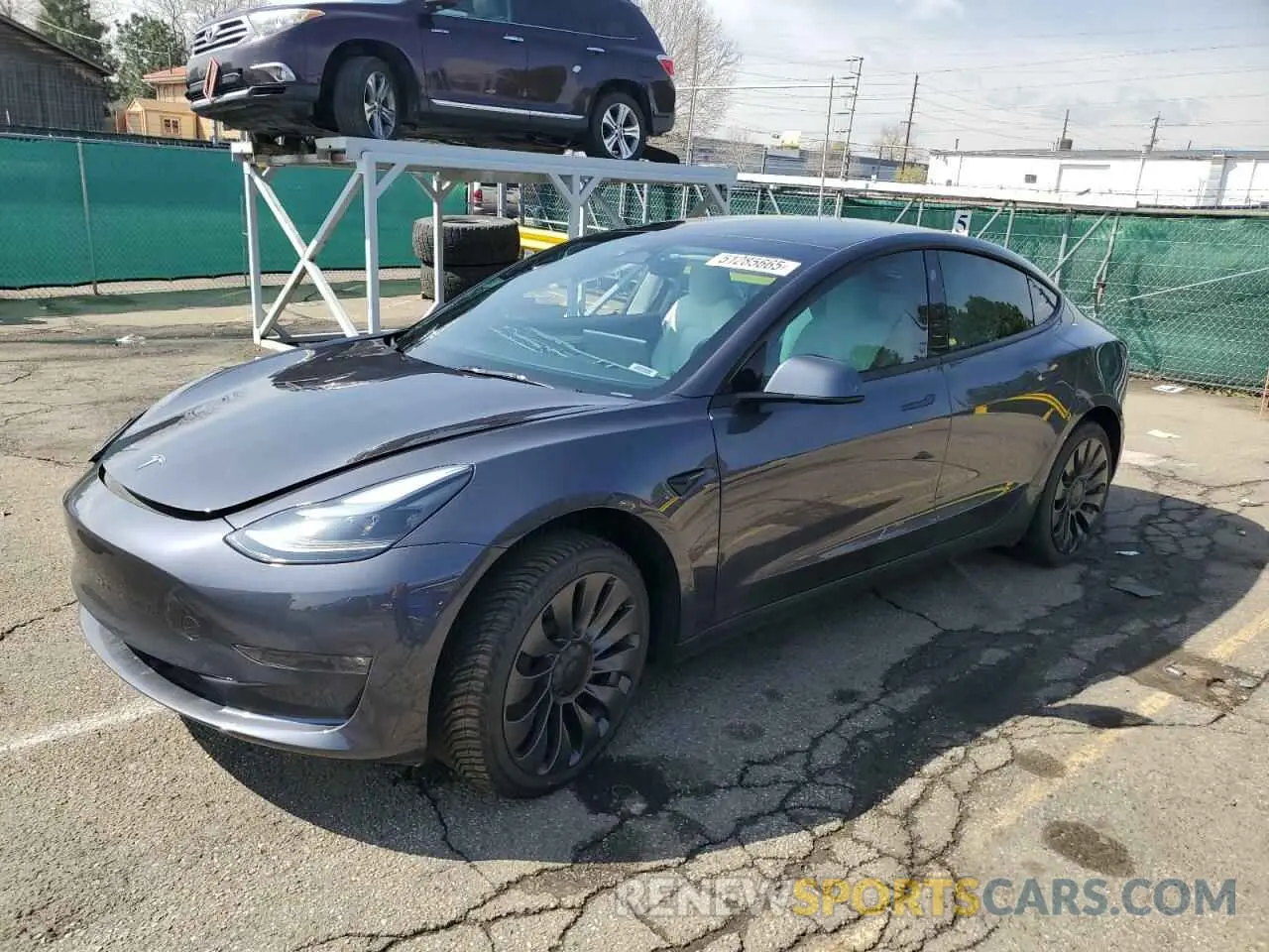 1 fotografías del automóvil dañado 5YJ3E1EC2PF673505 TESLA MODEL 3 2023