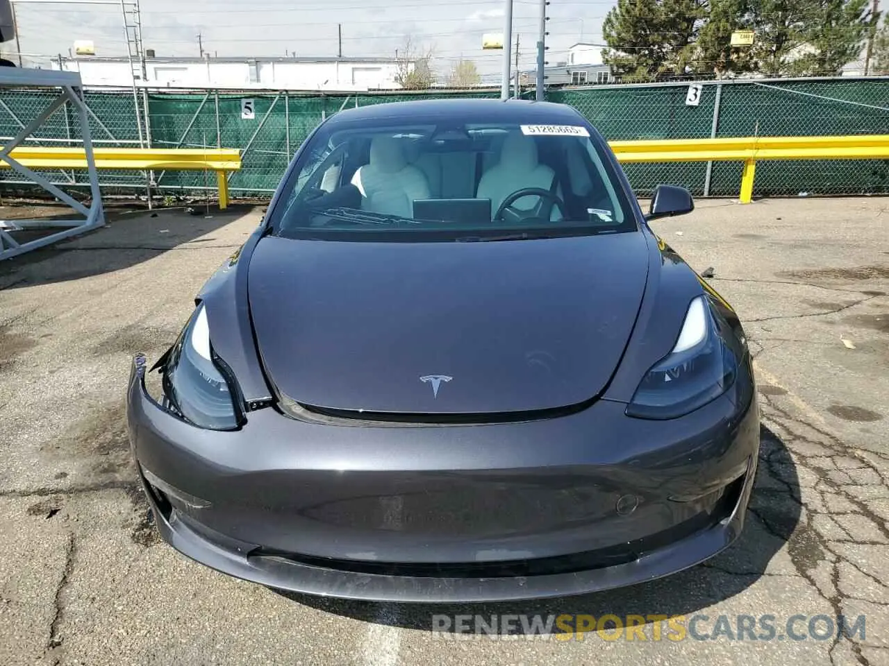 5 fotografías del automóvil dañado 5YJ3E1EC2PF673505 TESLA MODEL 3 2023