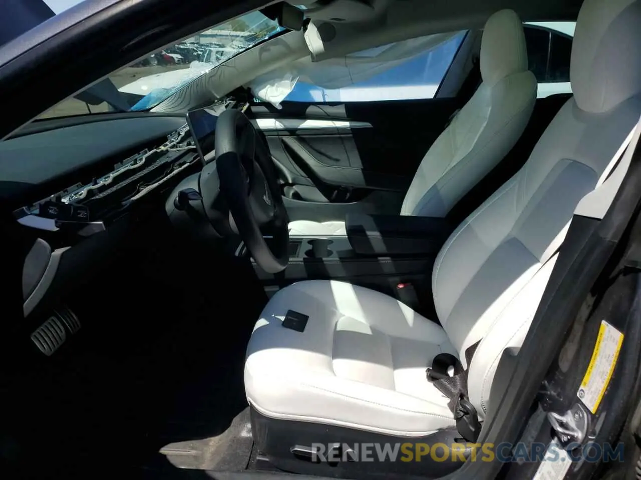 7 fotografías del automóvil dañado 5YJ3E1EC2PF673505 TESLA MODEL 3 2023