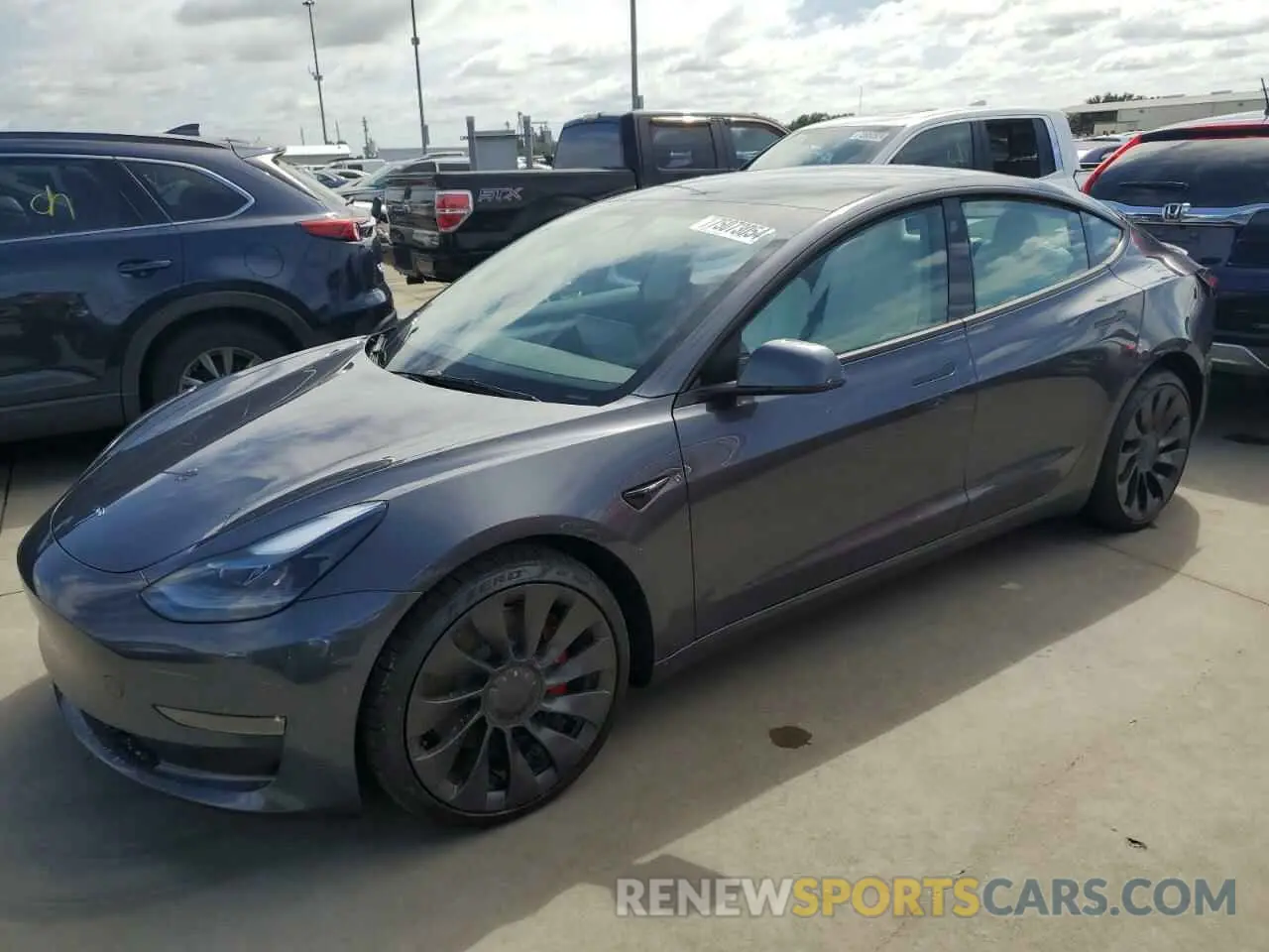 1 fotografías del automóvil dañado 5YJ3E1EC2PF677330 TESLA MODEL 3 2023