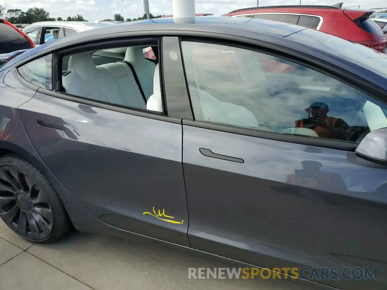 12 fotografías del automóvil dañado 5YJ3E1EC2PF677330 TESLA MODEL 3 2023