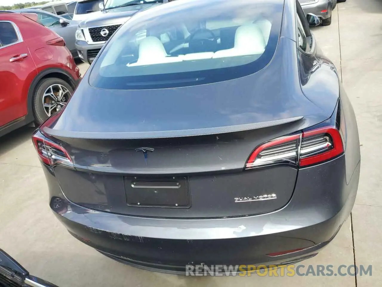 6 fotografías del automóvil dañado 5YJ3E1EC2PF677330 TESLA MODEL 3 2023
