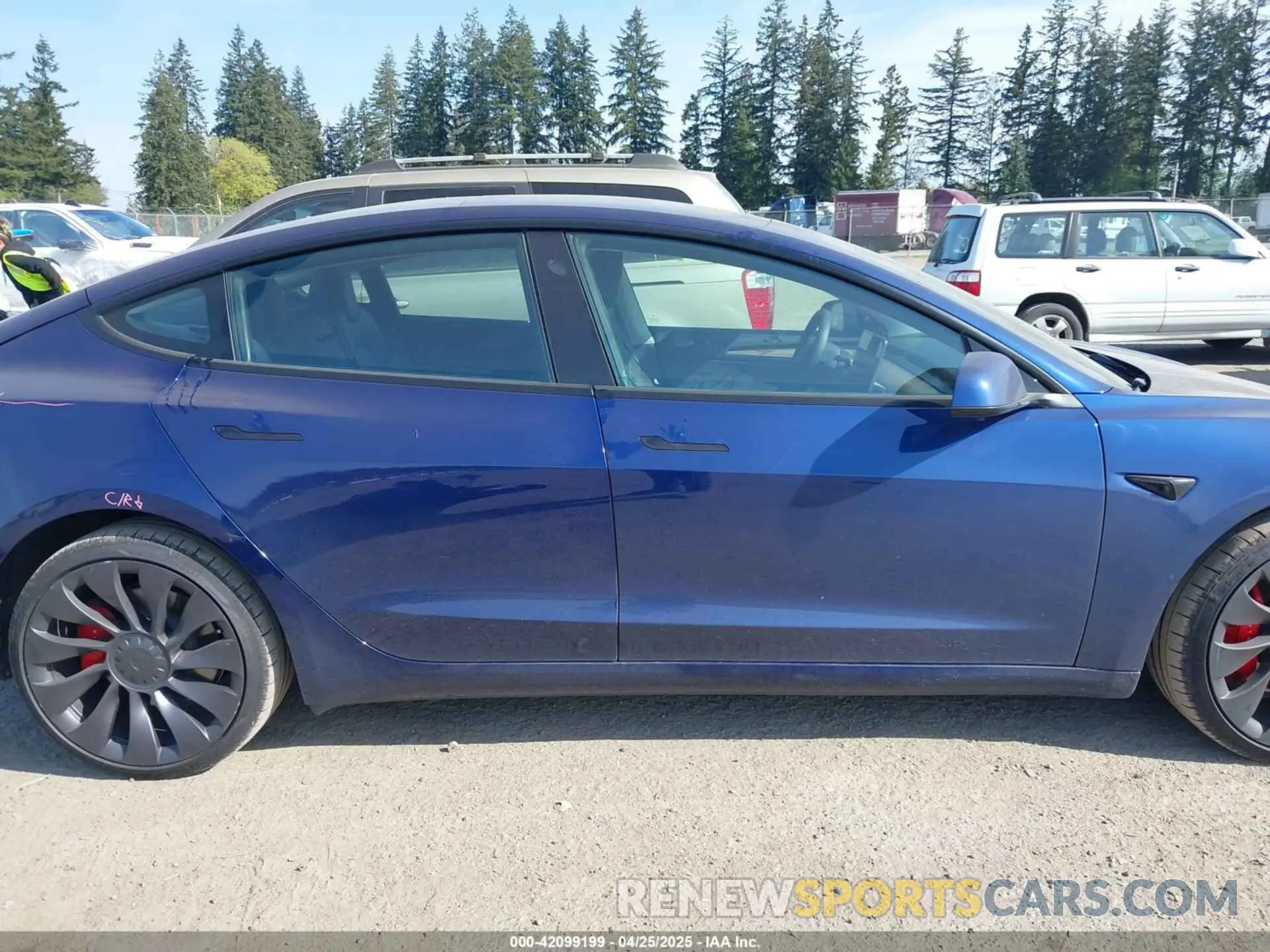 14 fotografías del automóvil dañado 5YJ3E1EC2PF679613 TESLA MODEL 3 2023