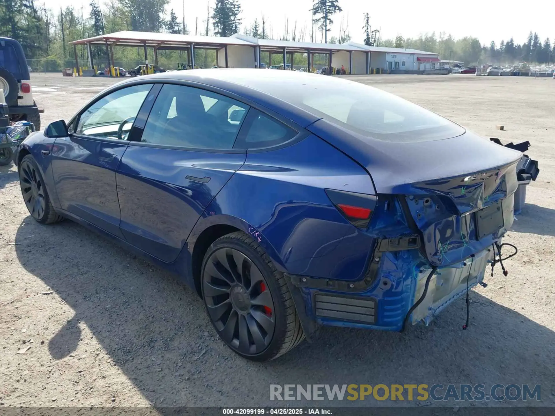 3 fotografías del automóvil dañado 5YJ3E1EC2PF679613 TESLA MODEL 3 2023