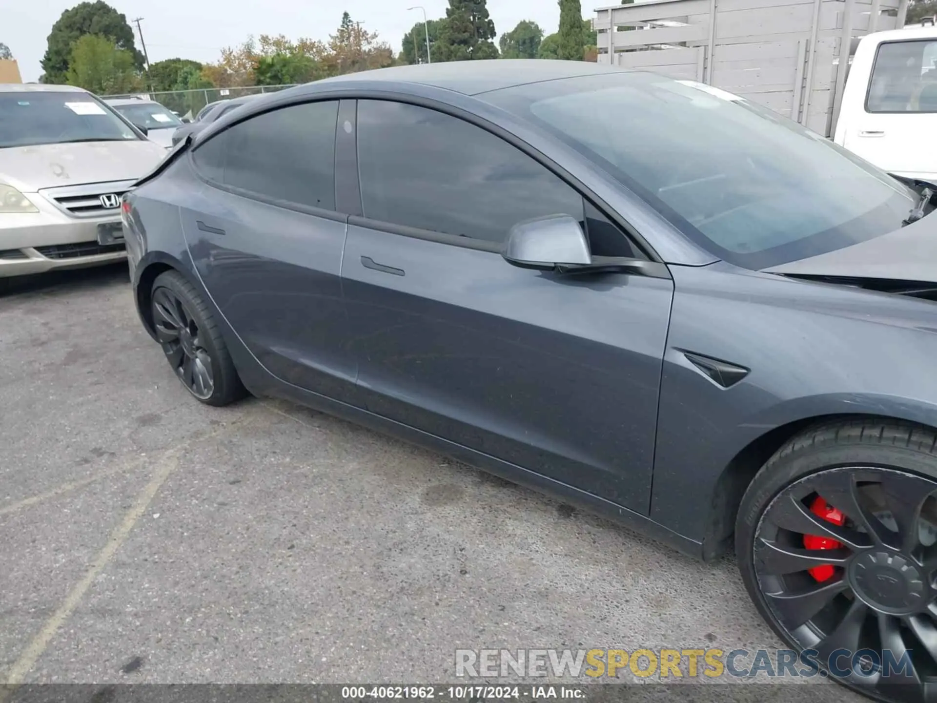 12 fotografías del automóvil dañado 5YJ3E1EC2PF712755 TESLA MODEL 3 2023