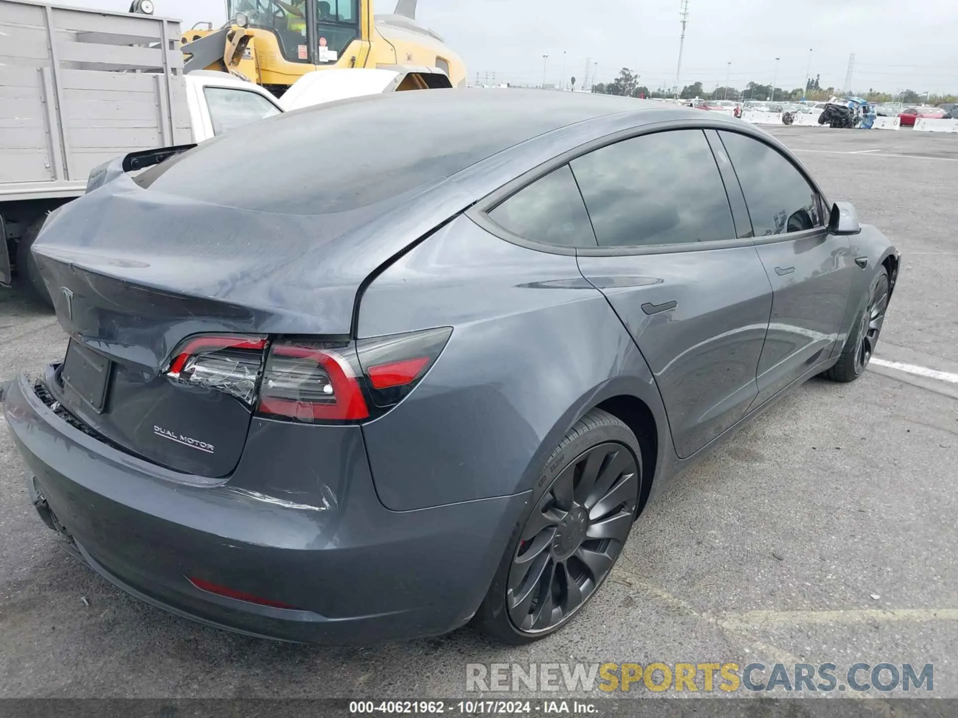 4 fotografías del automóvil dañado 5YJ3E1EC2PF712755 TESLA MODEL 3 2023
