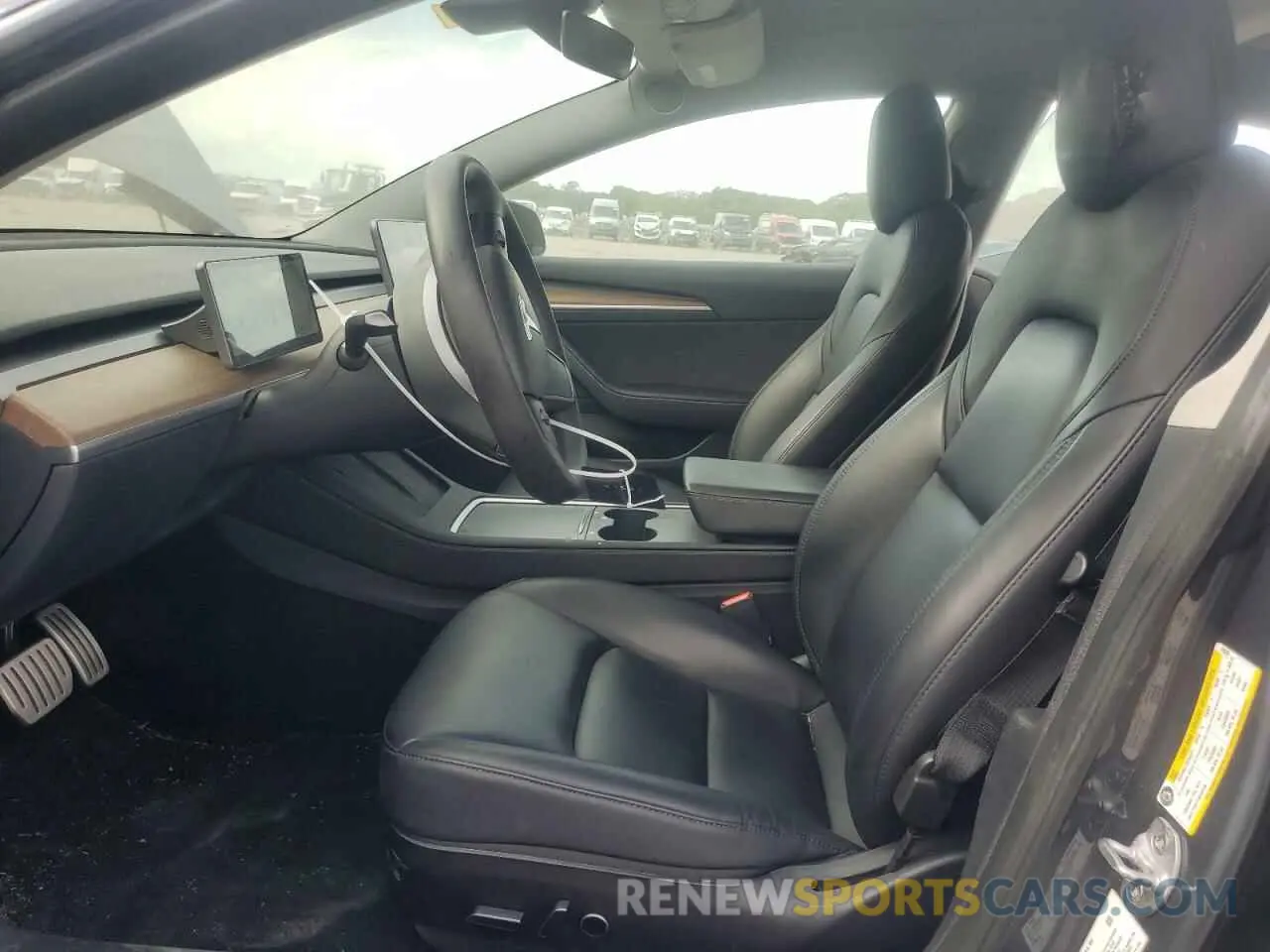 7 fotografías del automóvil dañado 5YJ3E1EC3PF405689 TESLA MODEL 3 2023