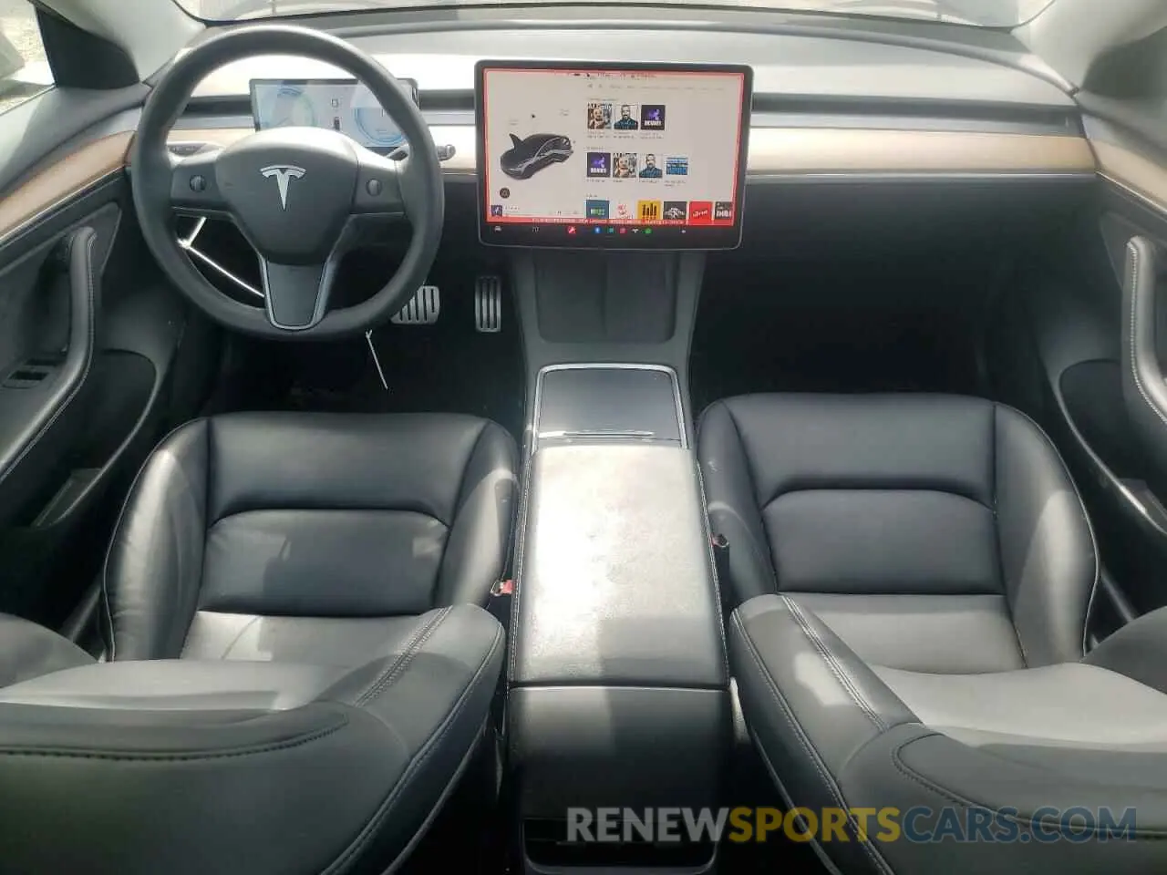 8 fotografías del automóvil dañado 5YJ3E1EC3PF405689 TESLA MODEL 3 2023