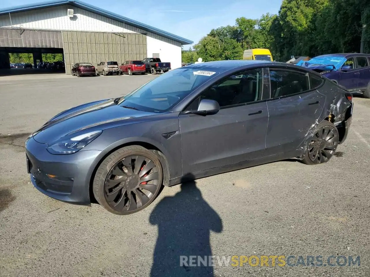 1 fotografías del automóvil dañado 5YJ3E1EC3PF553373 TESLA MODEL 3 2023