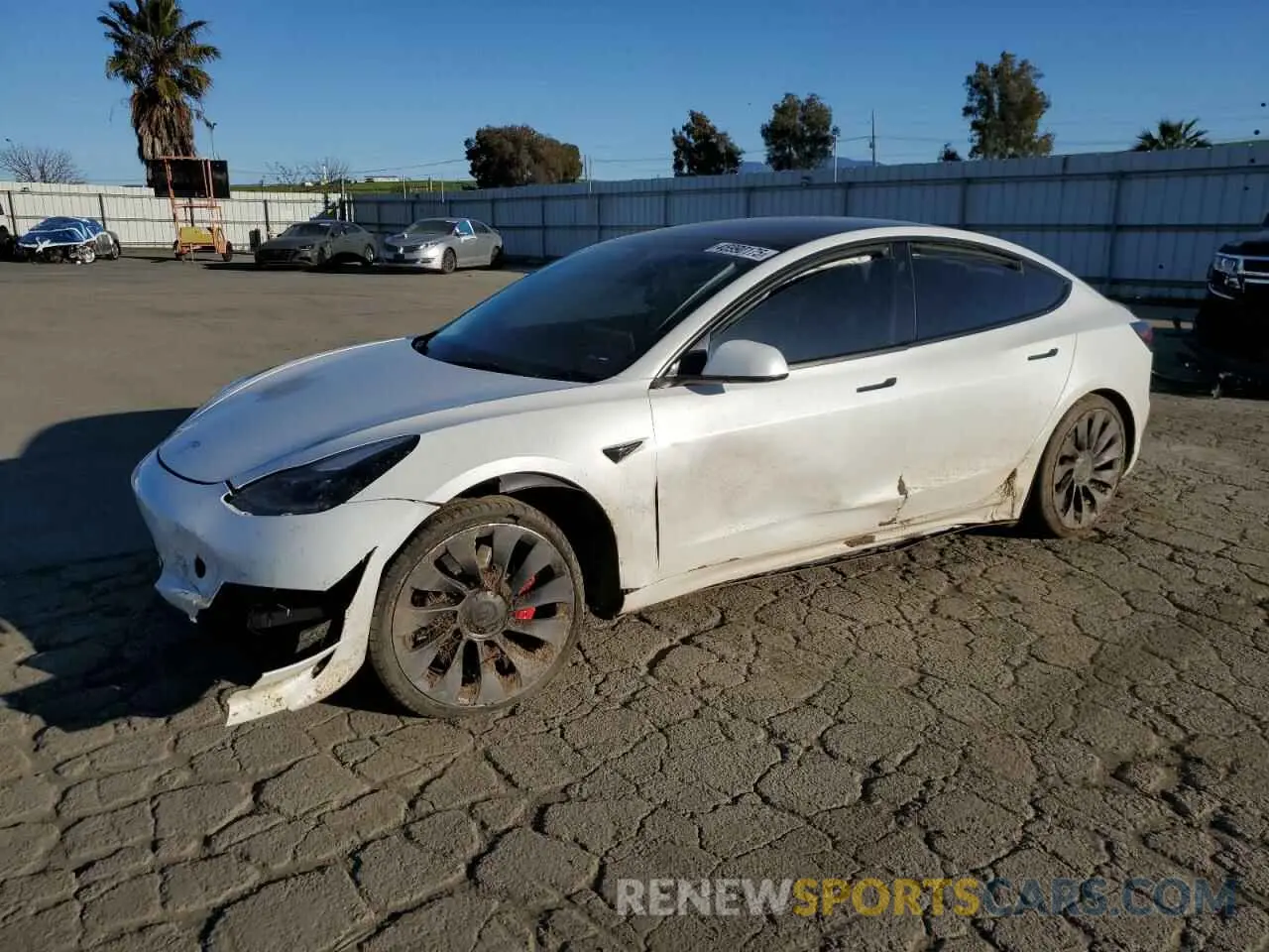 1 fotografías del automóvil dañado 5YJ3E1EC3PF556807 TESLA MODEL 3 2023