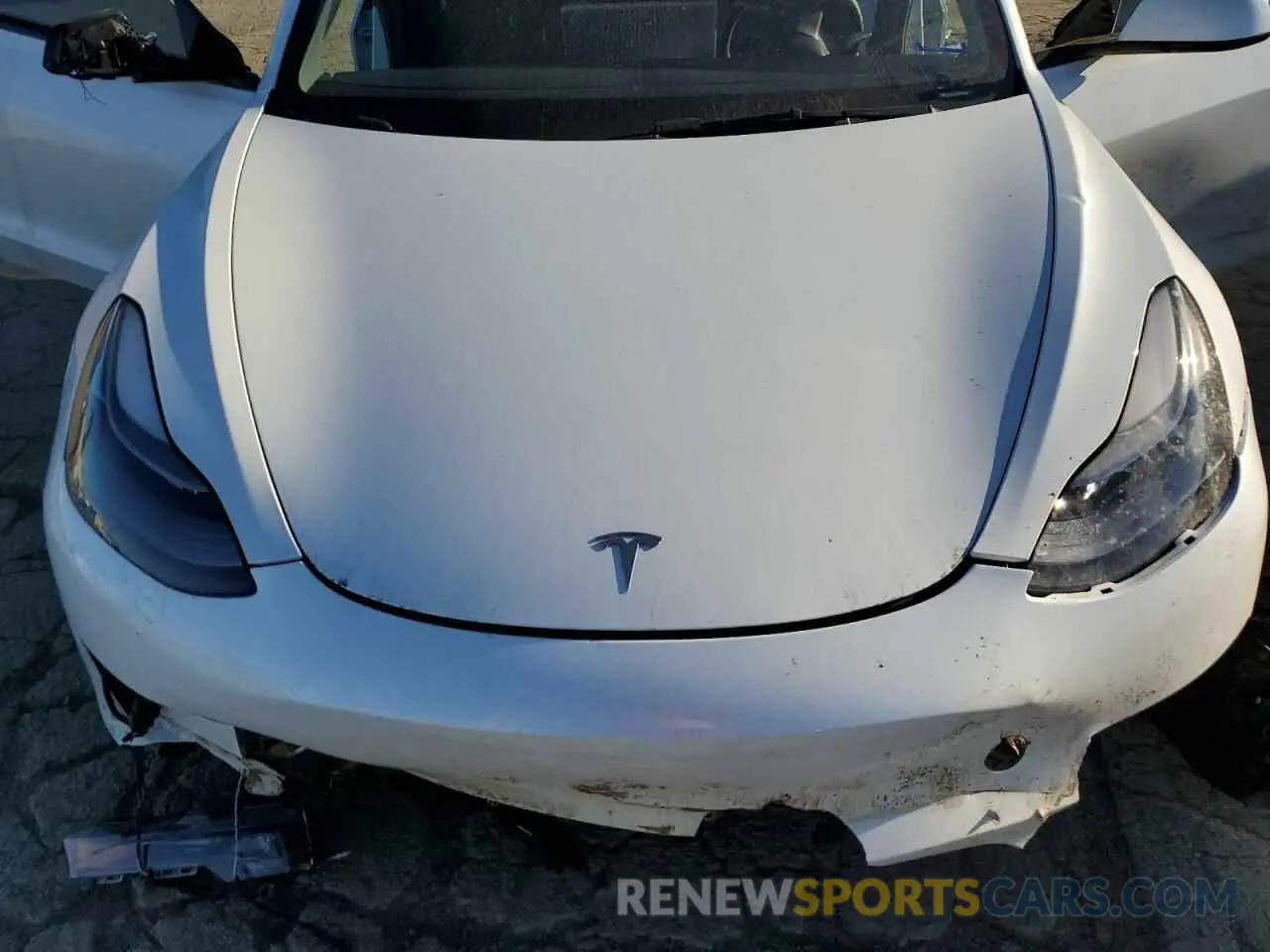 12 fotografías del automóvil dañado 5YJ3E1EC3PF556807 TESLA MODEL 3 2023
