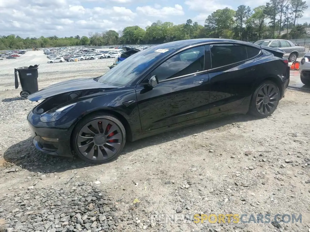 1 fotografías del automóvil dañado 5YJ3E1EC3PF704244 TESLA MODEL 3 2023