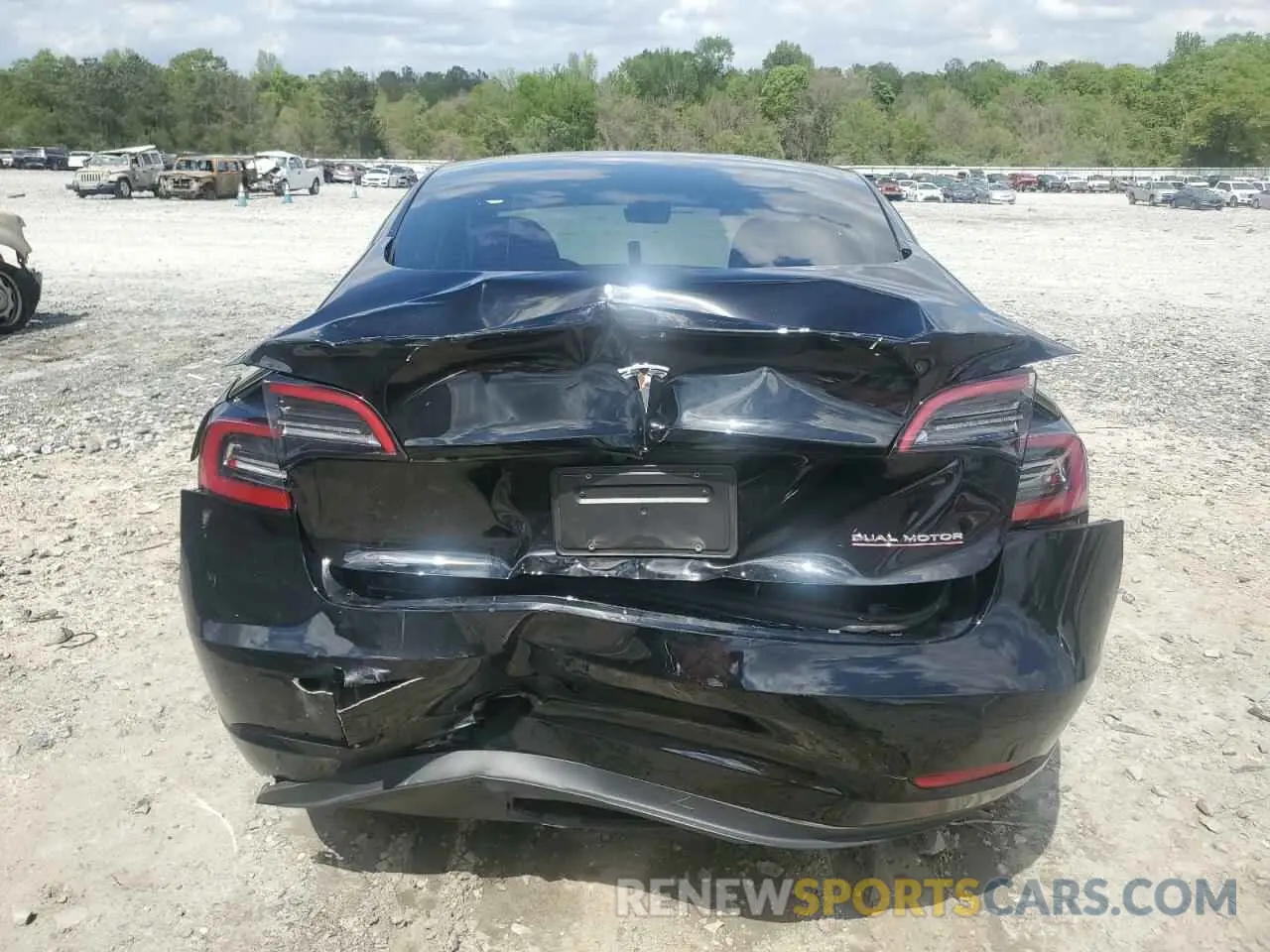 6 fotografías del automóvil dañado 5YJ3E1EC3PF704244 TESLA MODEL 3 2023