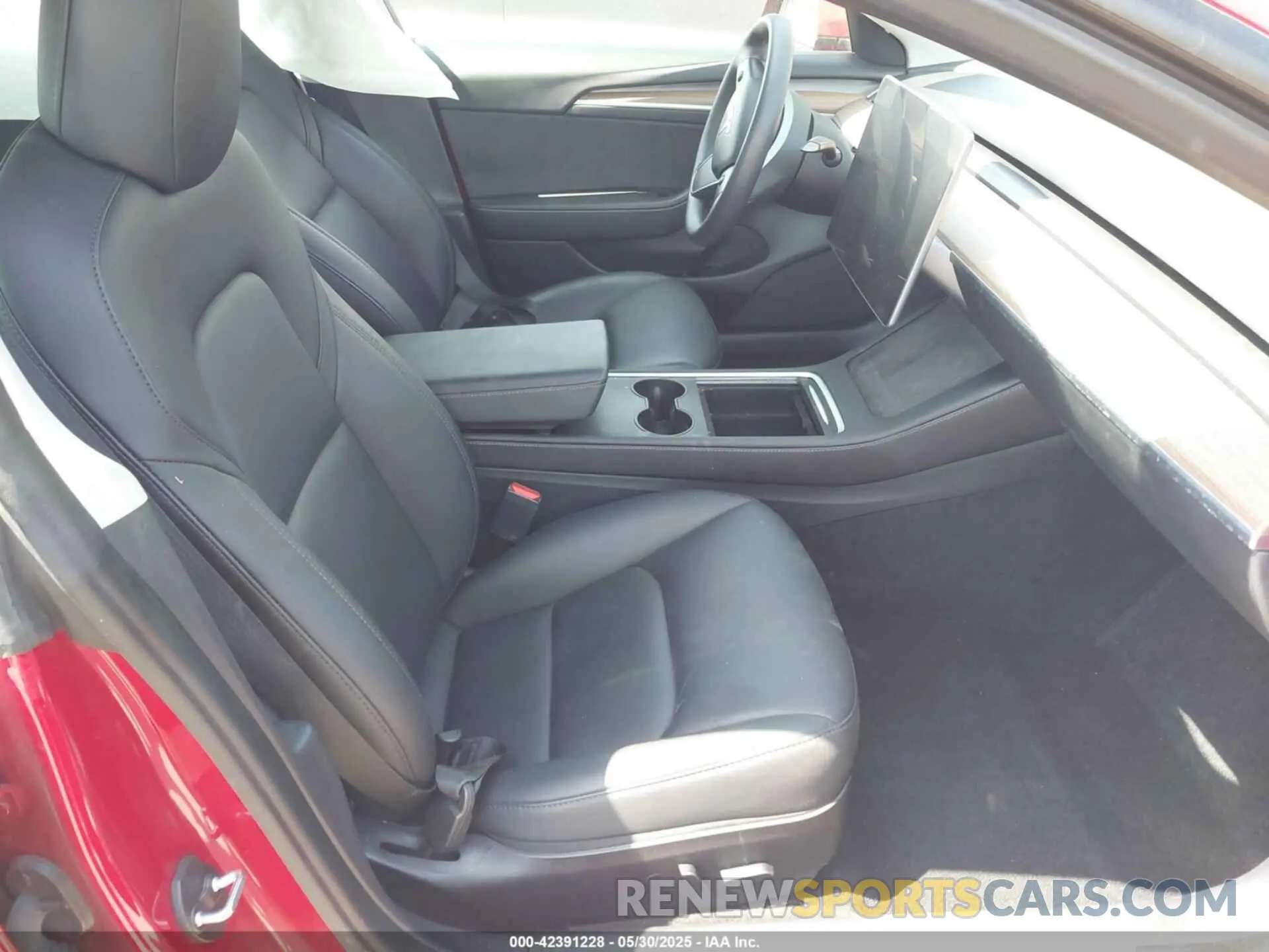 5 fotografías del automóvil dañado 5YJ3E1EC4PF393777 TESLA MODEL 3 2023