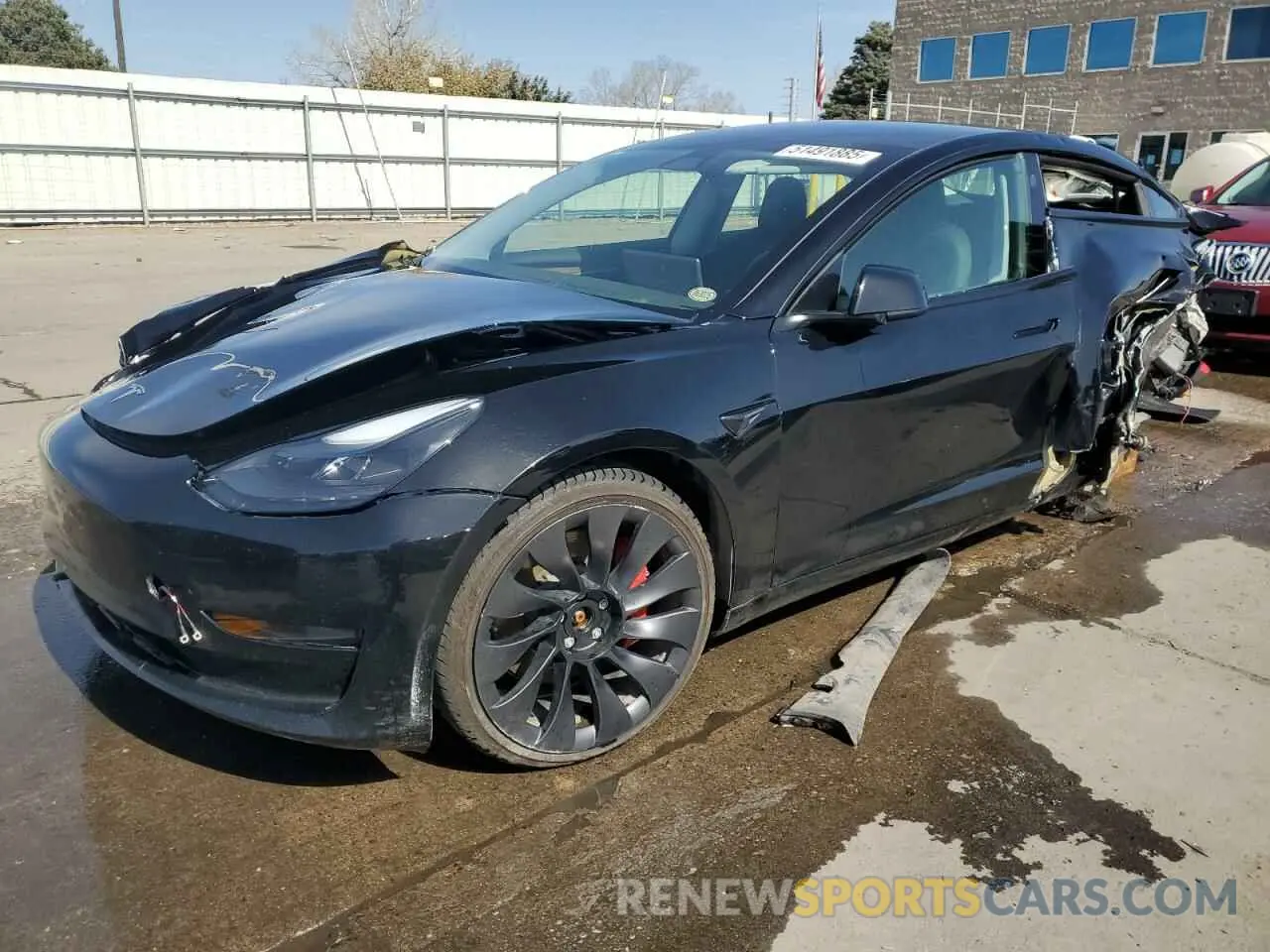 1 fotografías del automóvil dañado 5YJ3E1EC4PF426793 TESLA MODEL 3 2023