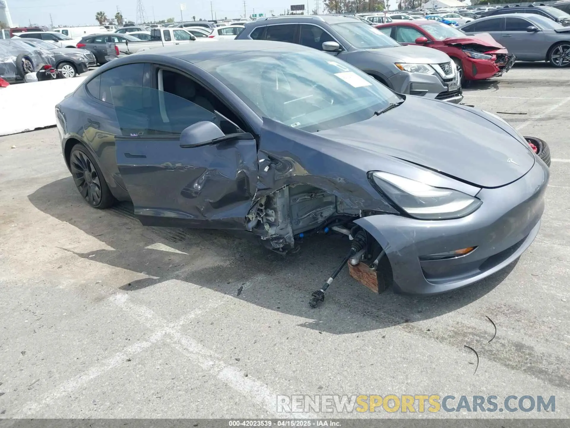 1 fotografías del automóvil dañado 5YJ3E1EC4PF470664 TESLA MODEL 3 2023