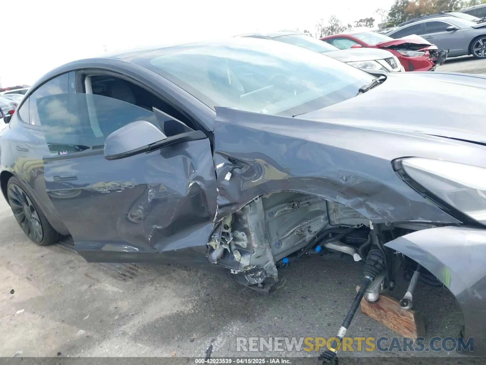 6 fotografías del automóvil dañado 5YJ3E1EC4PF470664 TESLA MODEL 3 2023