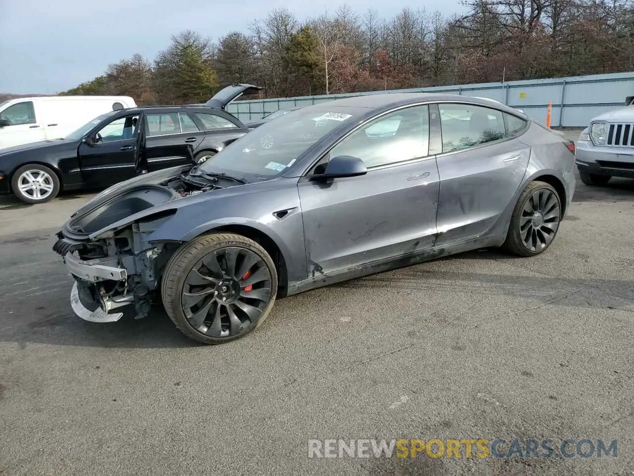 1 fotografías del automóvil dañado 5YJ3E1EC4PF488873 TESLA MODEL 3 2023