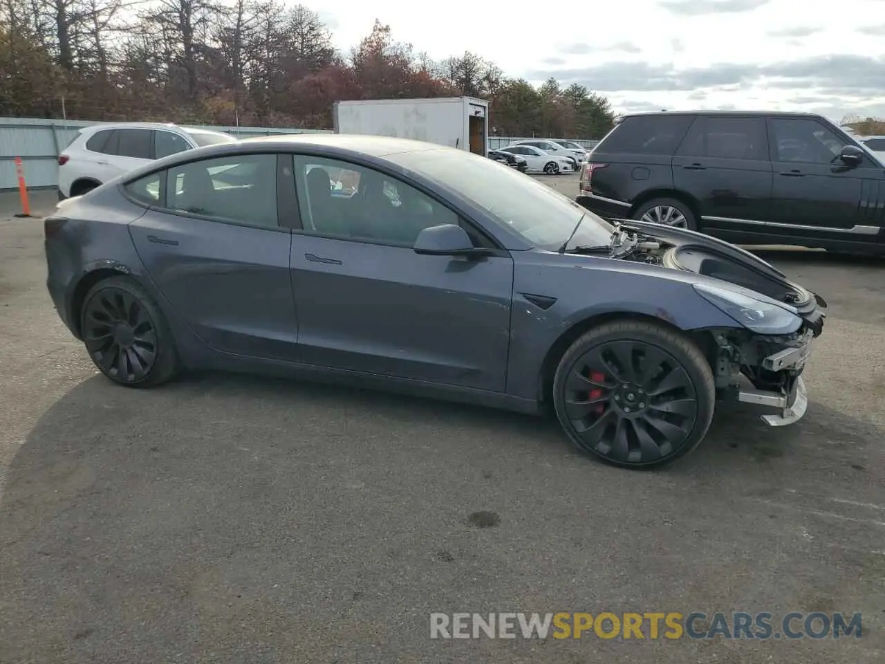 4 fotografías del automóvil dañado 5YJ3E1EC4PF488873 TESLA MODEL 3 2023