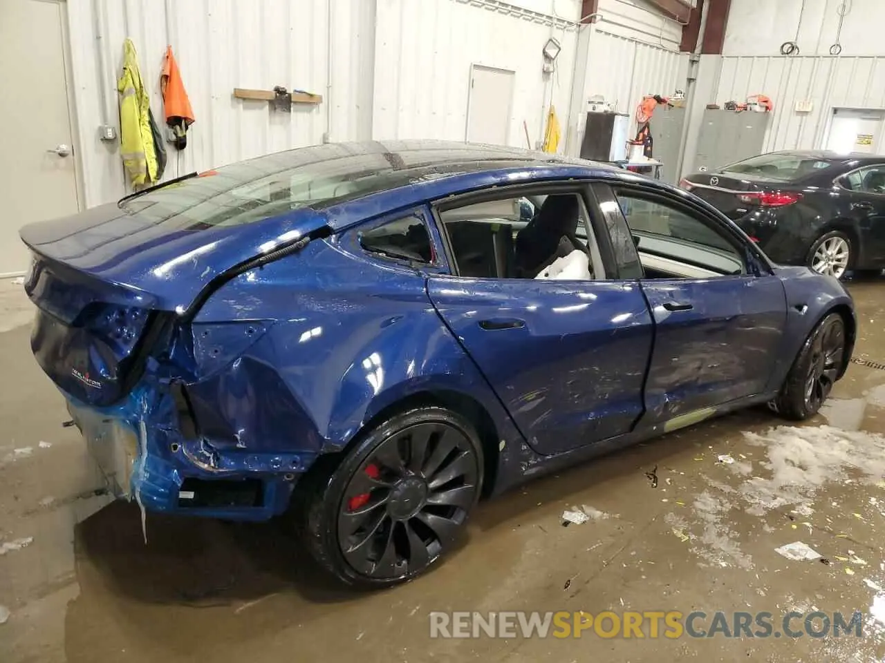 3 fotografías del automóvil dañado 5YJ3E1EC4PF511357 TESLA MODEL 3 2023