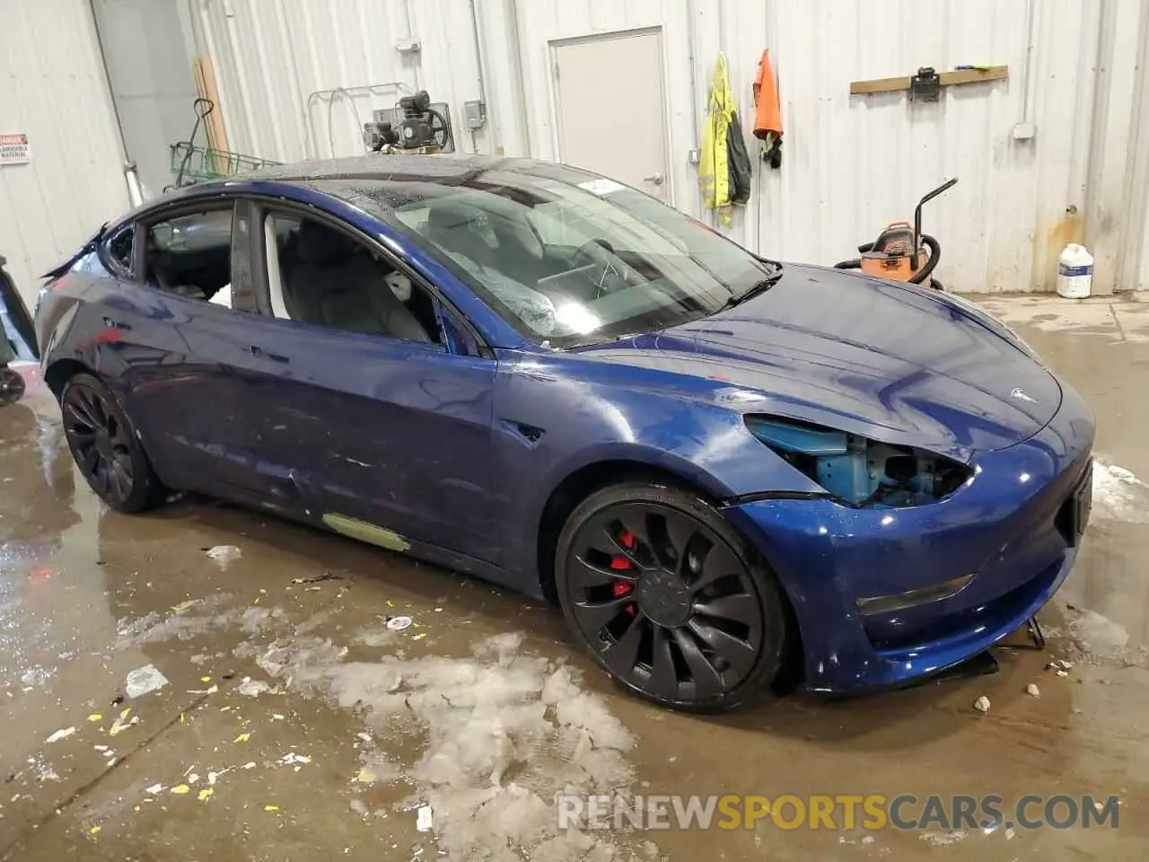4 fotografías del automóvil dañado 5YJ3E1EC4PF511357 TESLA MODEL 3 2023