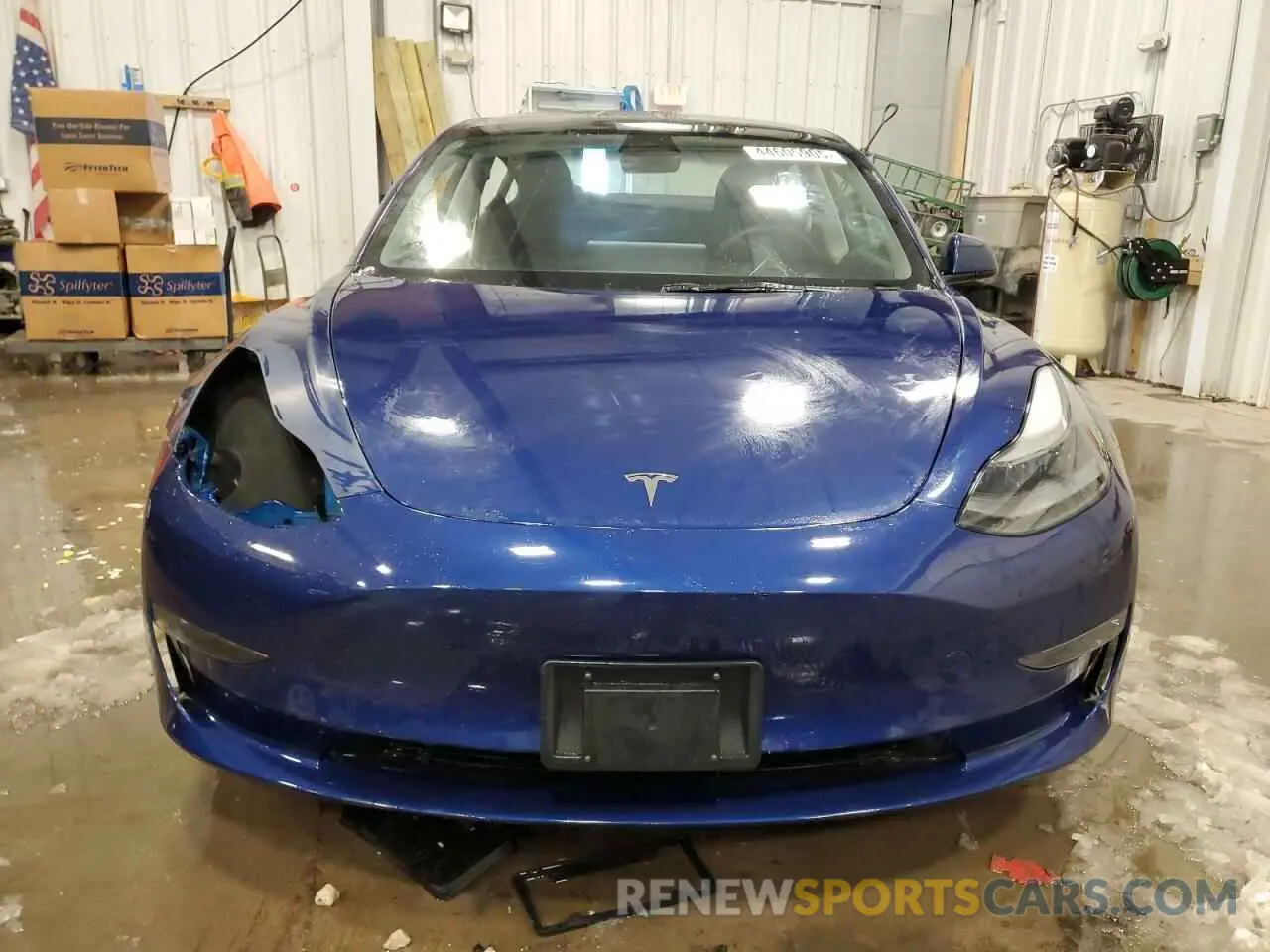 5 fotografías del automóvil dañado 5YJ3E1EC4PF511357 TESLA MODEL 3 2023