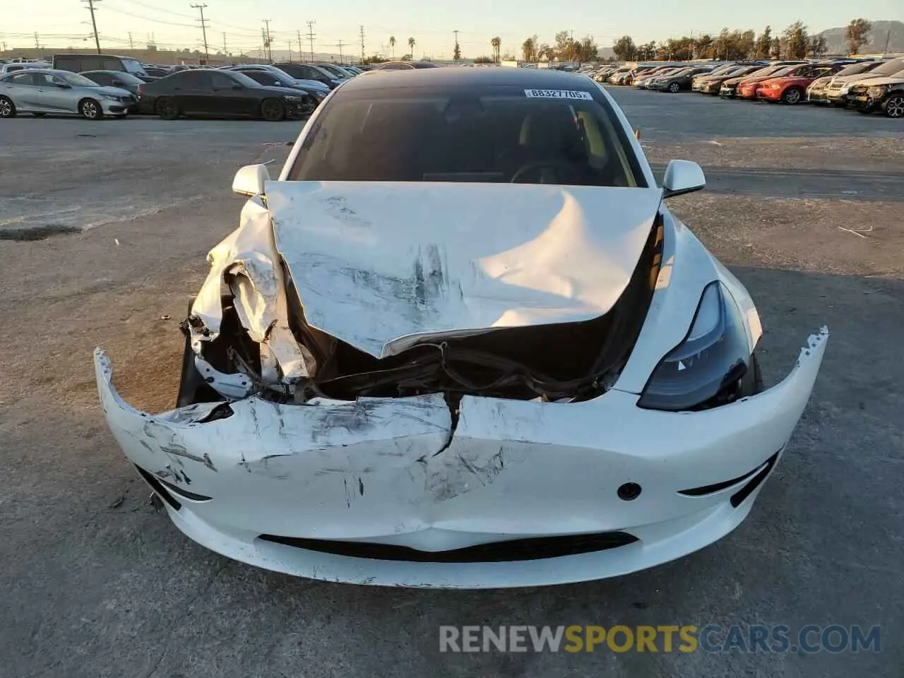 5 fotografías del automóvil dañado 5YJ3E1EC4PF518549 TESLA MODEL 3 2023