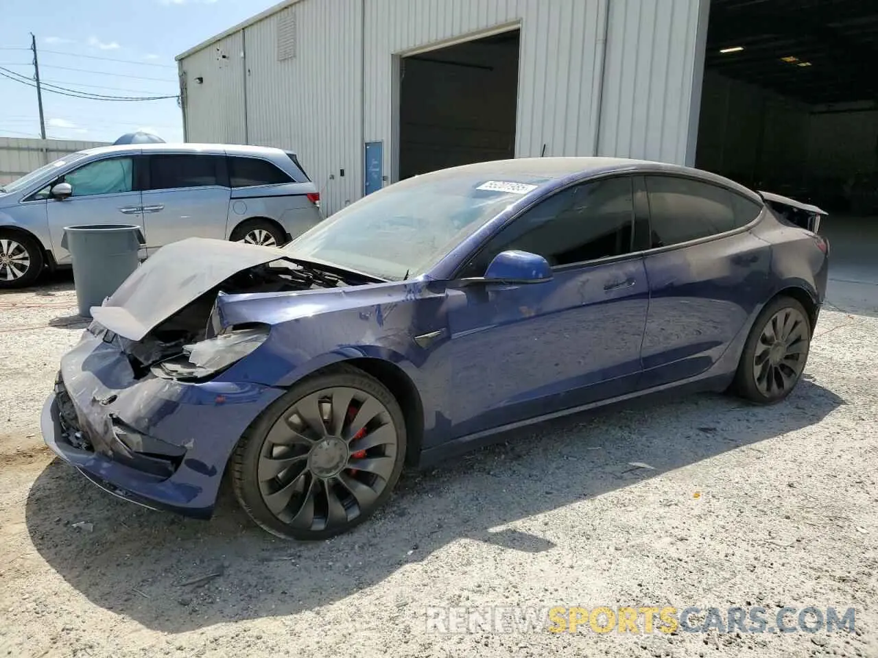 1 fotografías del automóvil dañado 5YJ3E1EC4PF558646 TESLA MODEL 3 2023