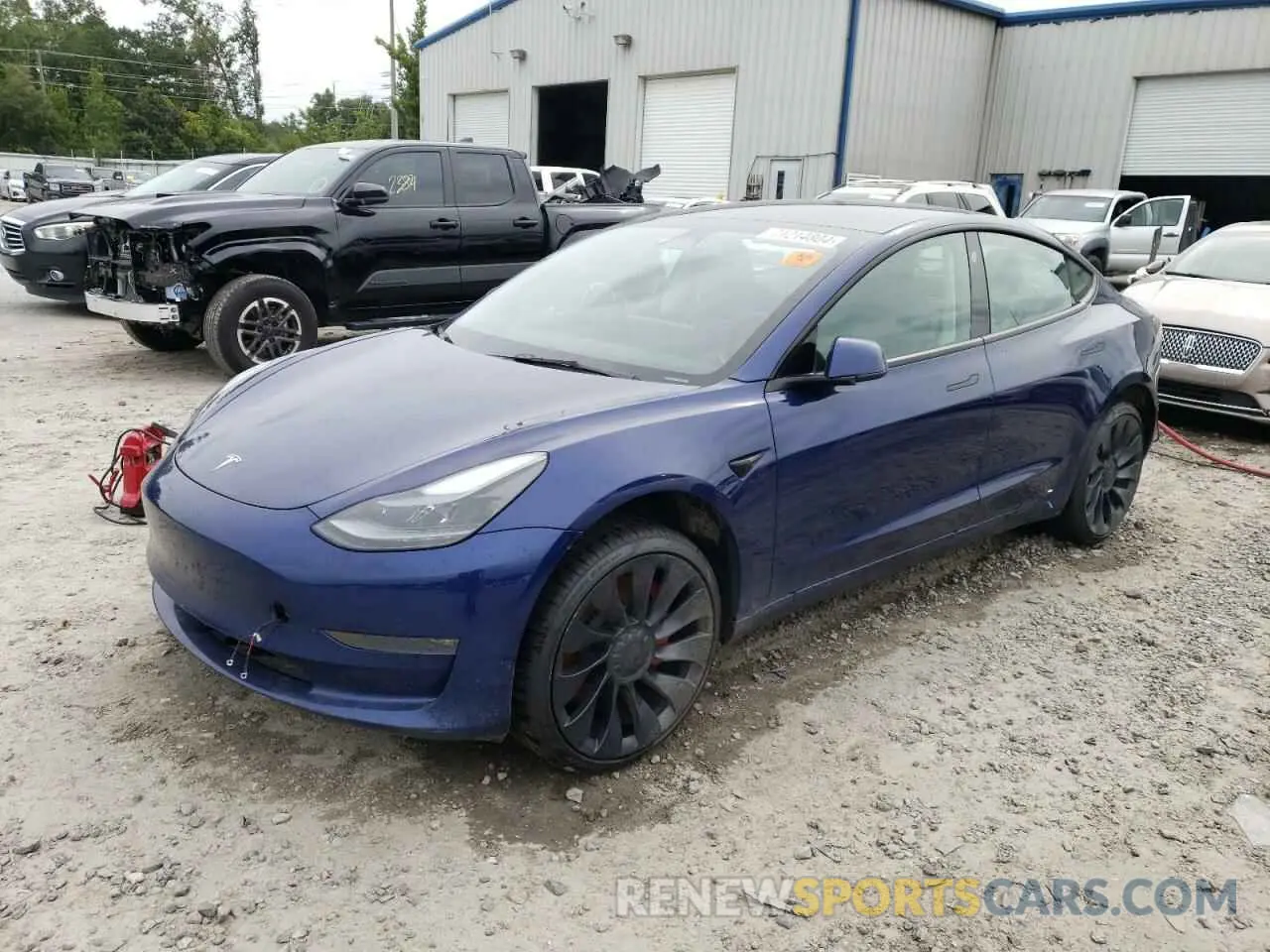 1 fotografías del automóvil dañado 5YJ3E1EC4PF560932 TESLA MODEL 3 2023