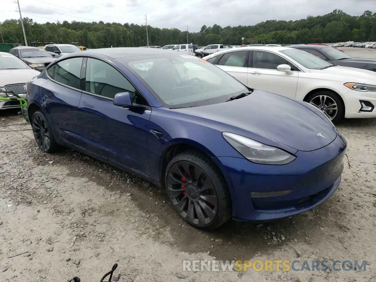 4 fotografías del automóvil dañado 5YJ3E1EC4PF560932 TESLA MODEL 3 2023