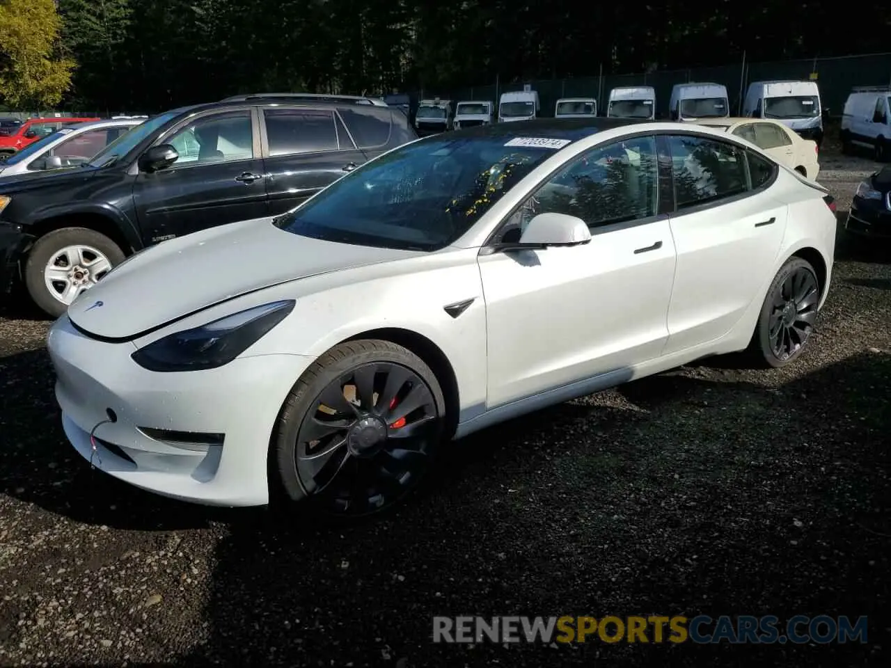 1 fotografías del automóvil dañado 5YJ3E1EC4PF586916 TESLA MODEL 3 2023