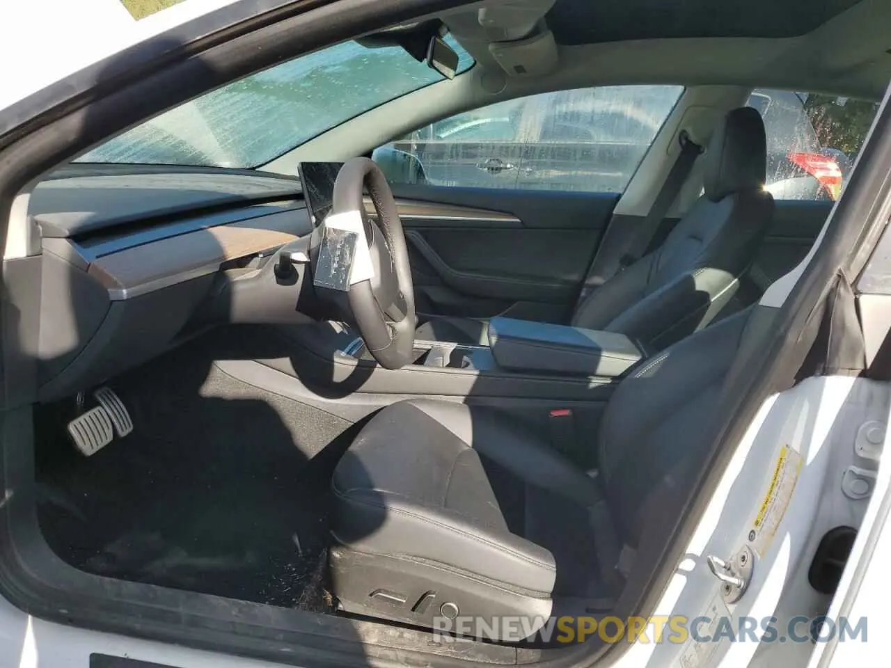 7 fotografías del automóvil dañado 5YJ3E1EC4PF586916 TESLA MODEL 3 2023