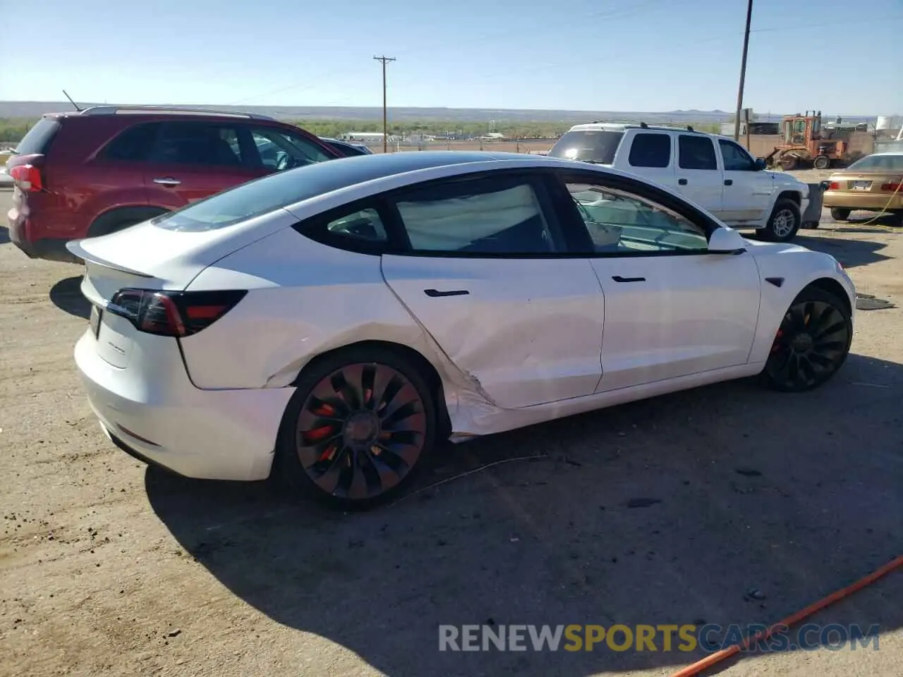 3 fotografías del automóvil dañado 5YJ3E1EC4PF623561 TESLA MODEL 3 2023