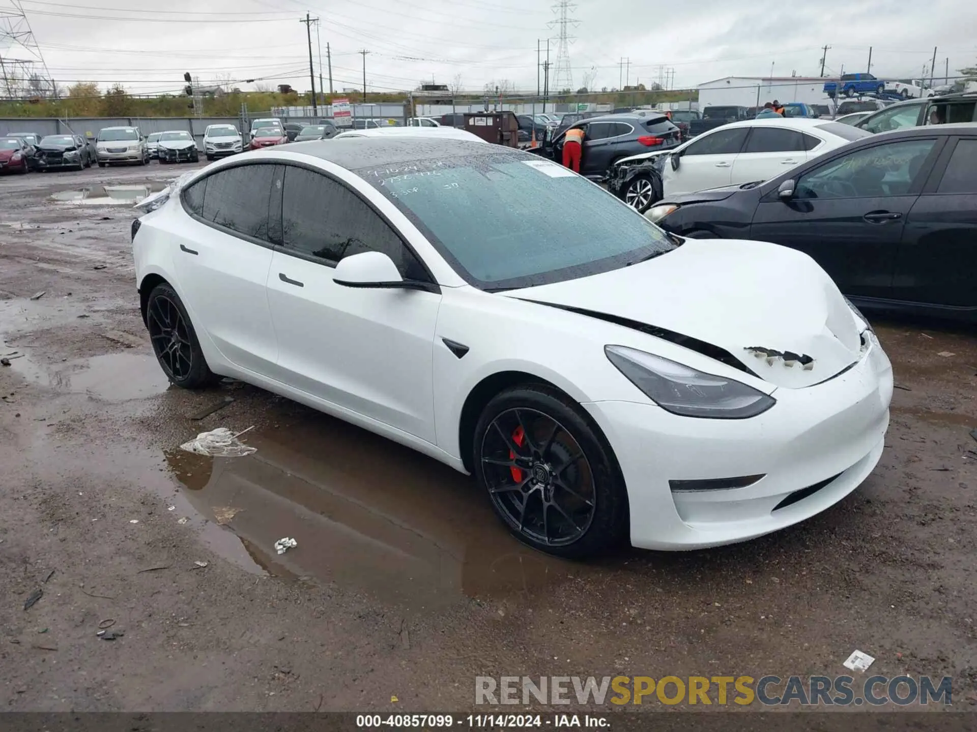 1 fotografías del automóvil dañado 5YJ3E1EC4PF628033 TESLA MODEL 3 2023