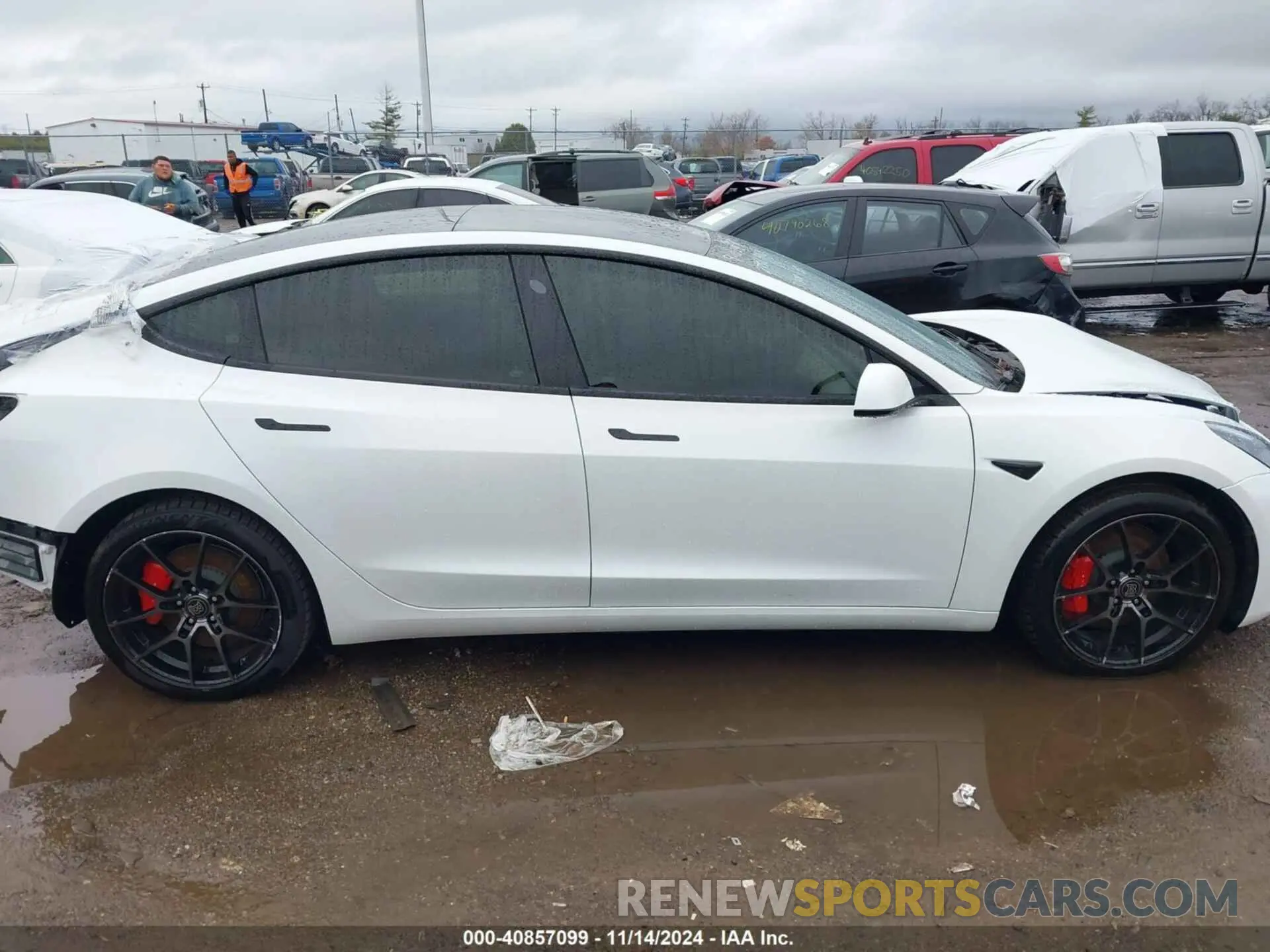13 fotografías del automóvil dañado 5YJ3E1EC4PF628033 TESLA MODEL 3 2023