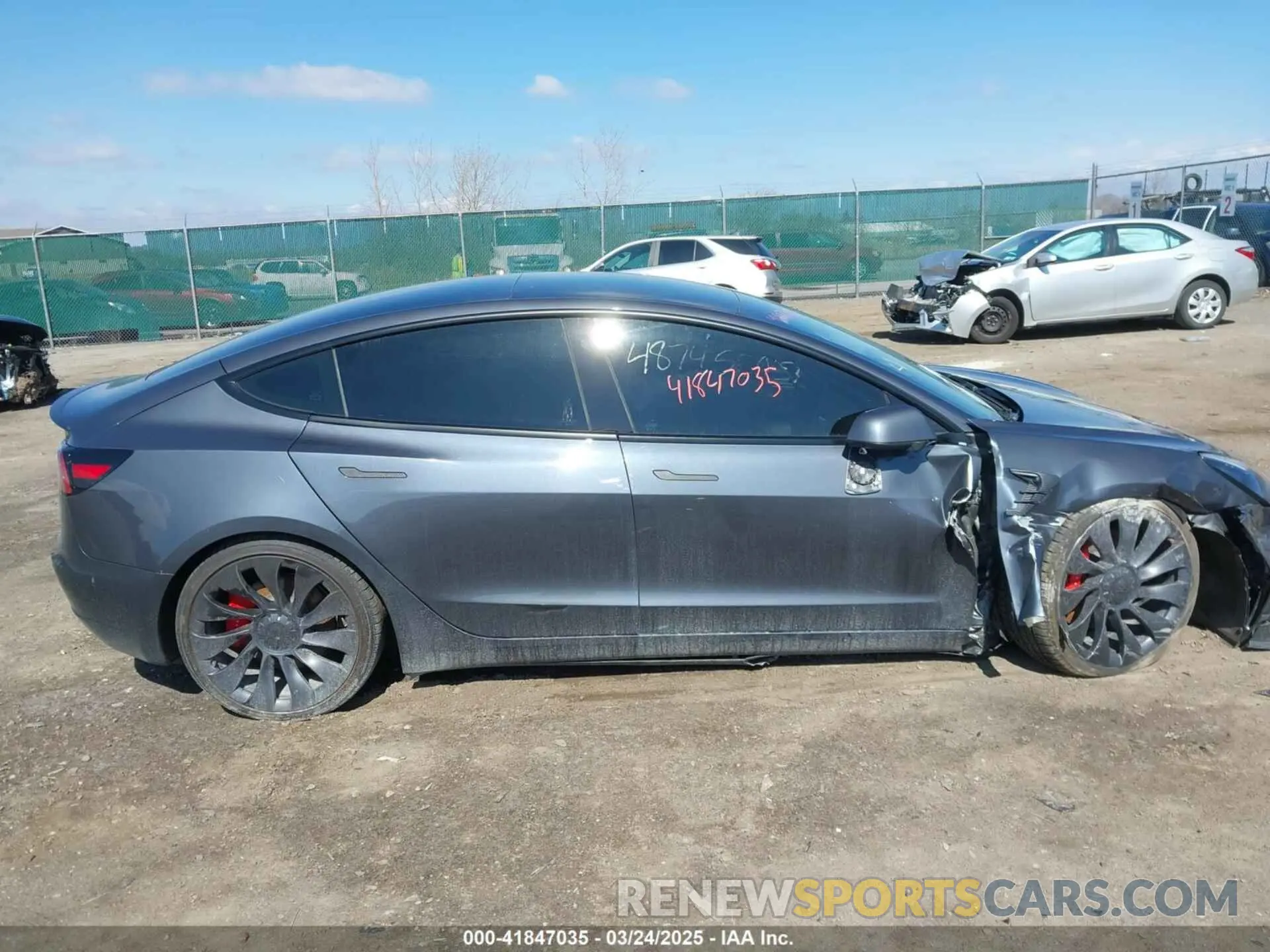 12 fotografías del automóvil dañado 5YJ3E1EC4PF633961 TESLA MODEL 3 2023