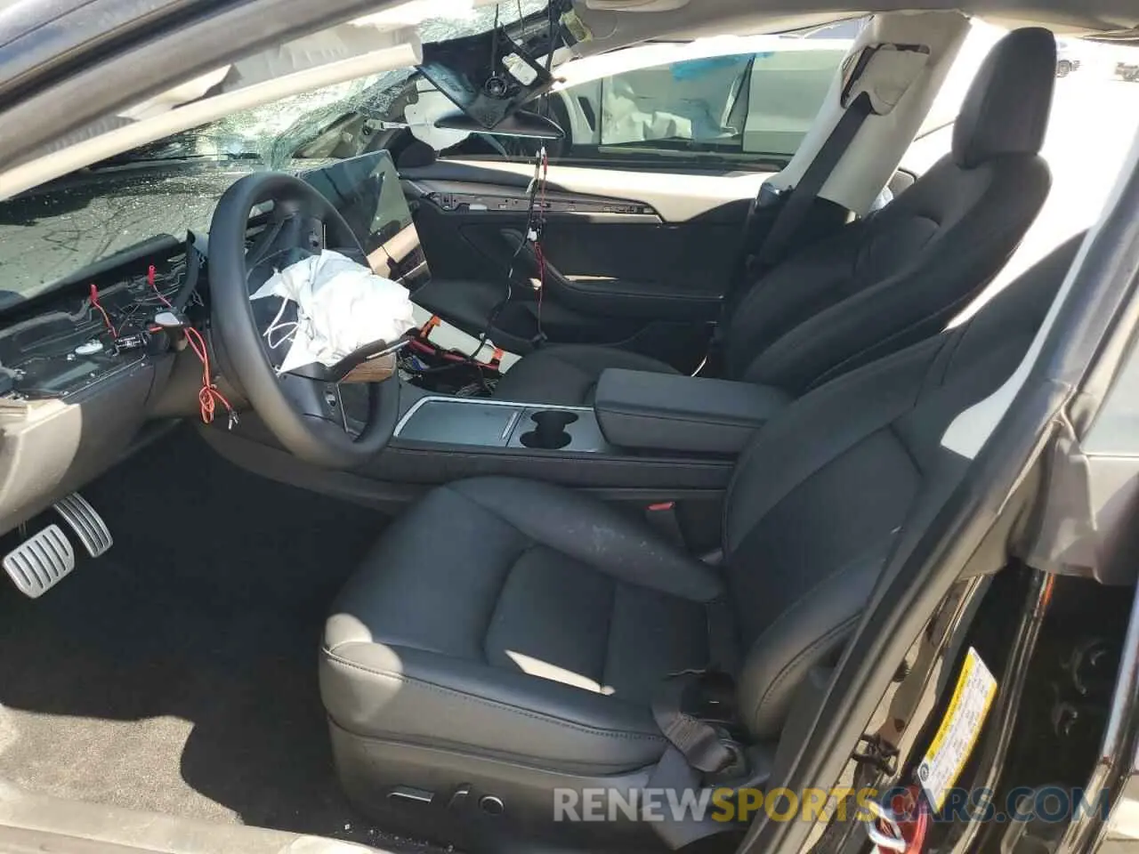 7 fotografías del automóvil dañado 5YJ3E1EC4PF693819 TESLA MODEL 3 2023