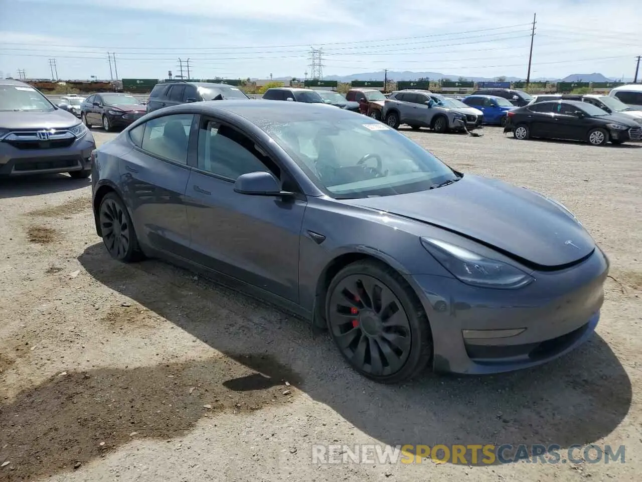 4 fotografías del automóvil dañado 5YJ3E1EC5PF633483 TESLA MODEL 3 2023