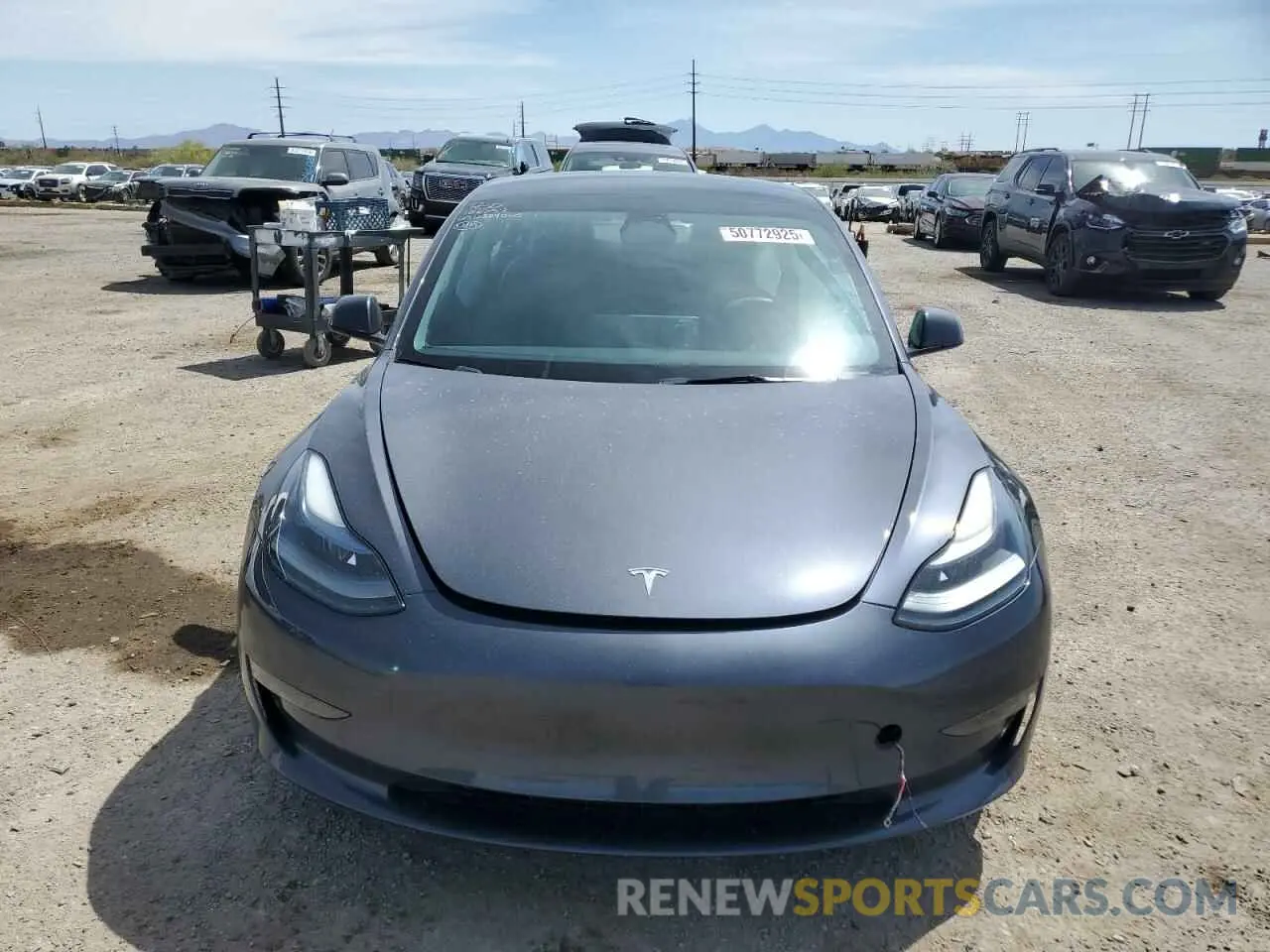 5 fotografías del automóvil dañado 5YJ3E1EC5PF633483 TESLA MODEL 3 2023