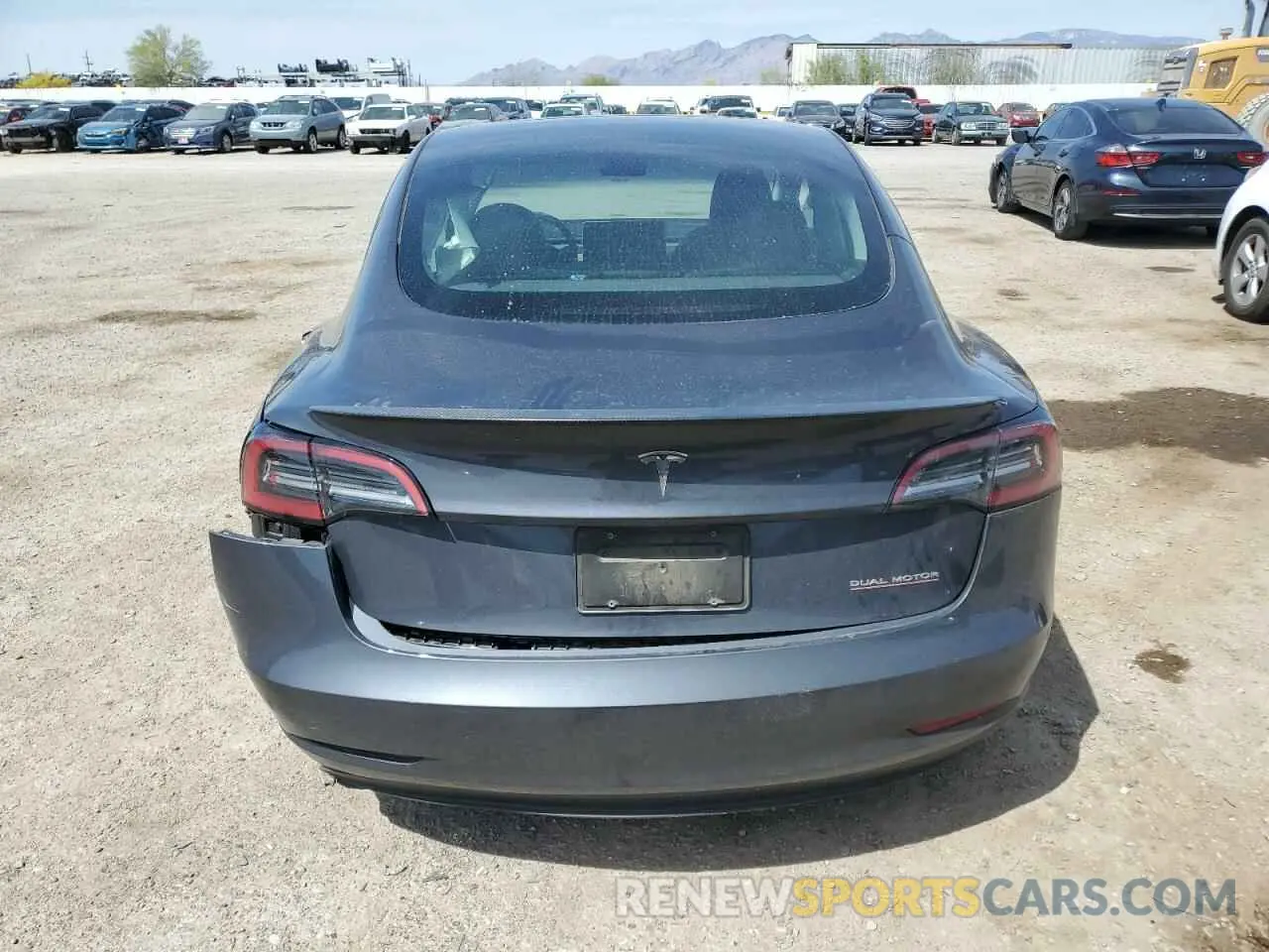 6 fotografías del automóvil dañado 5YJ3E1EC5PF633483 TESLA MODEL 3 2023