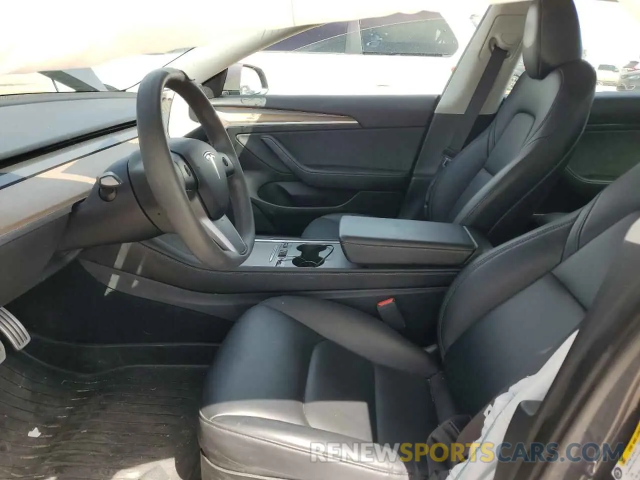 7 fotografías del automóvil dañado 5YJ3E1EC5PF633483 TESLA MODEL 3 2023