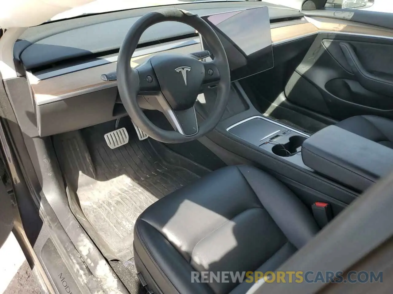 8 fotografías del automóvil dañado 5YJ3E1EC5PF633483 TESLA MODEL 3 2023