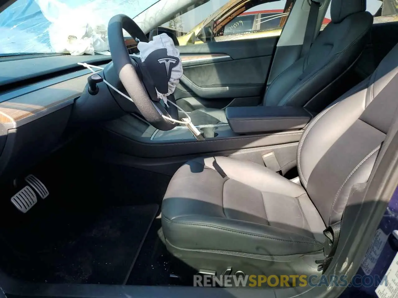 7 fotografías del automóvil dañado 5YJ3E1EC5PF634178 TESLA MODEL 3 2023