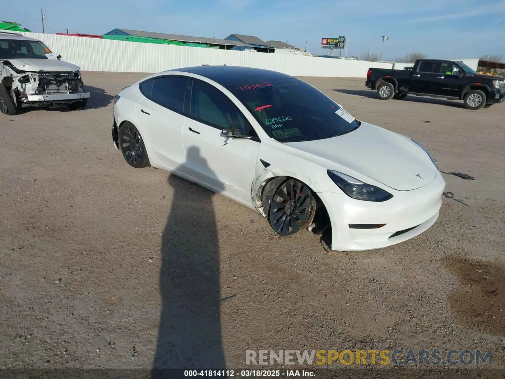 1 fotografías del automóvil dañado 5YJ3E1EC5PF689620 TESLA MODEL 3 2023