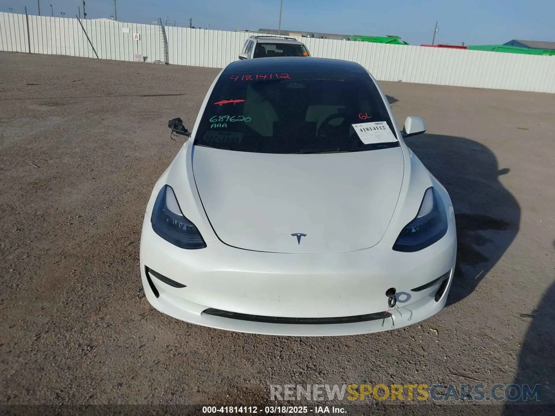 12 fotografías del automóvil dañado 5YJ3E1EC5PF689620 TESLA MODEL 3 2023