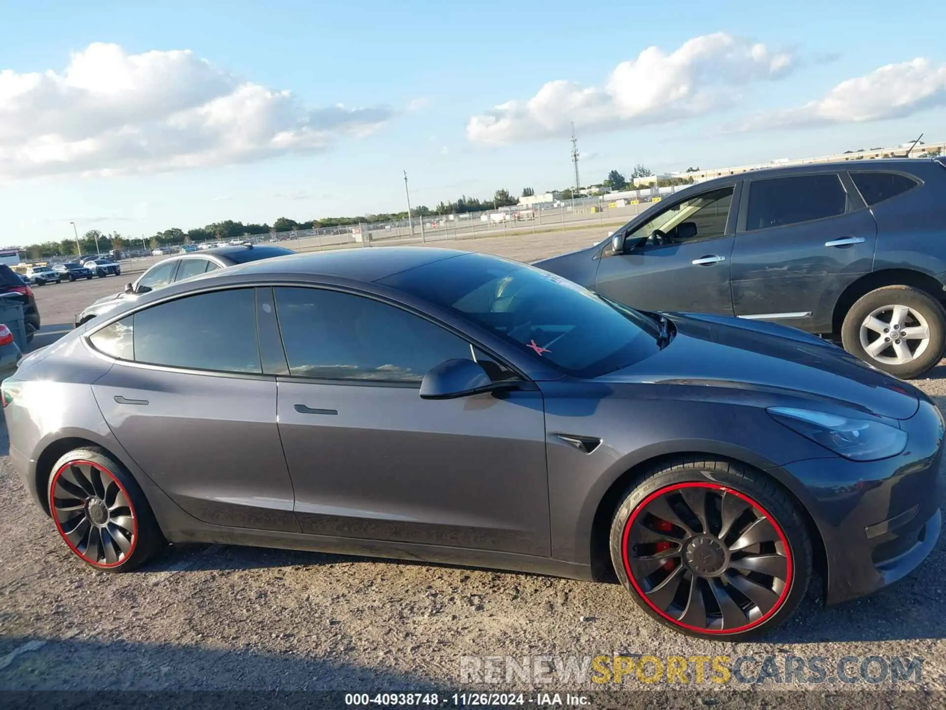 12 fotografías del automóvil dañado 5YJ3E1EC5PF713446 TESLA MODEL 3 2023