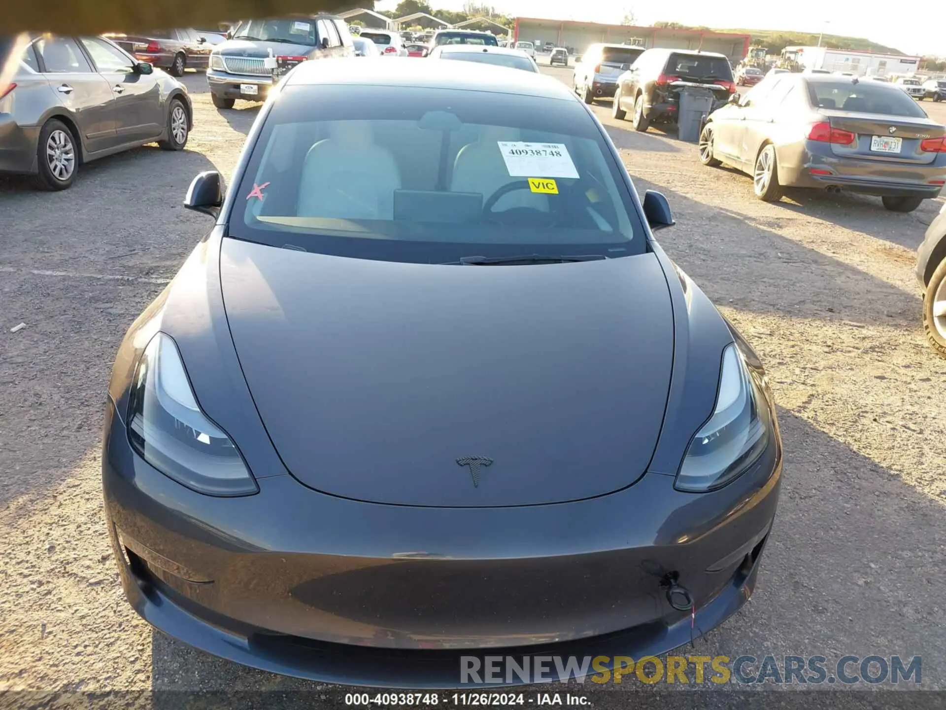 6 fotografías del automóvil dañado 5YJ3E1EC5PF713446 TESLA MODEL 3 2023