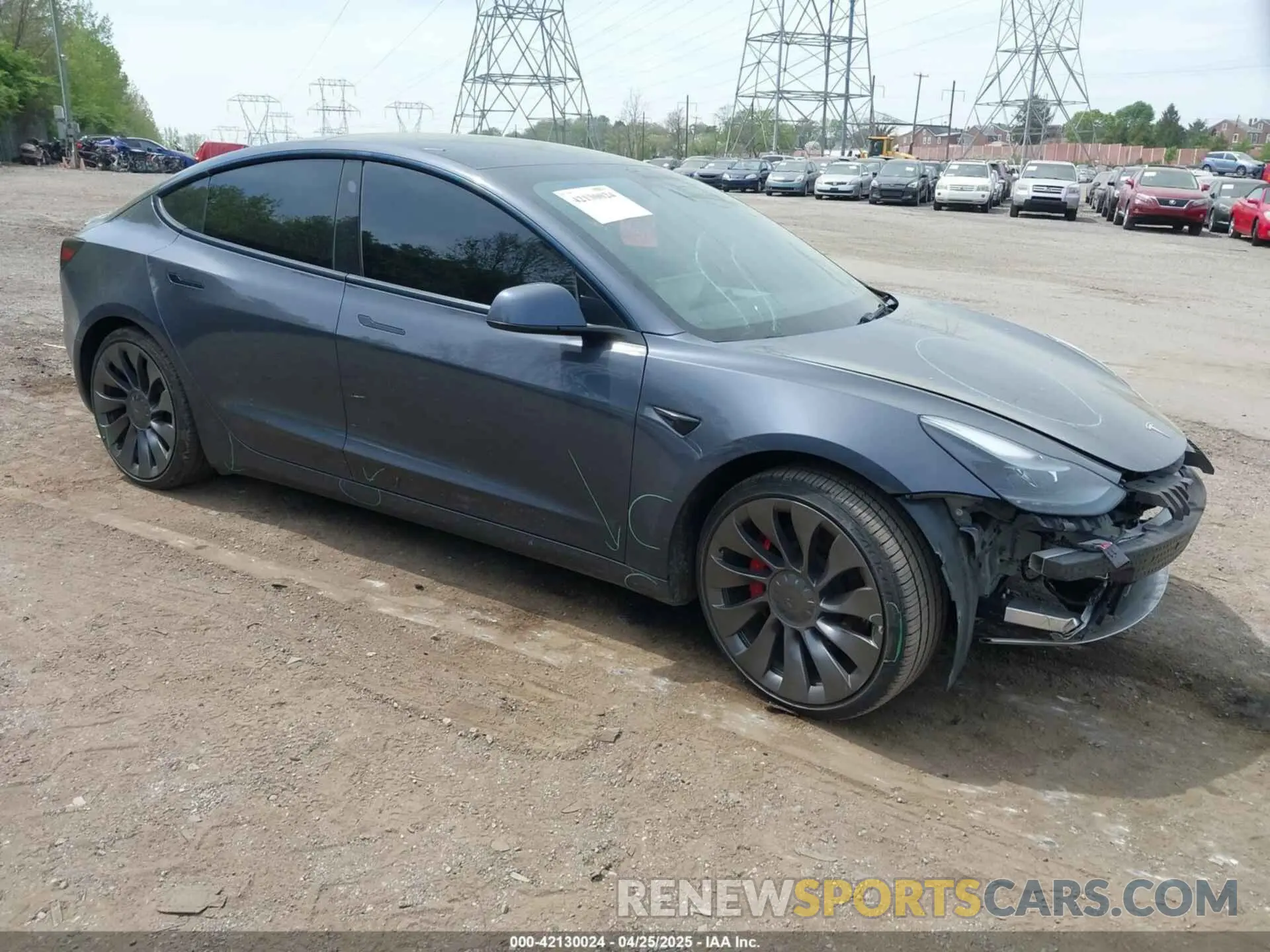 1 fotografías del automóvil dañado 5YJ3E1EC6PF383560 TESLA MODEL 3 2023